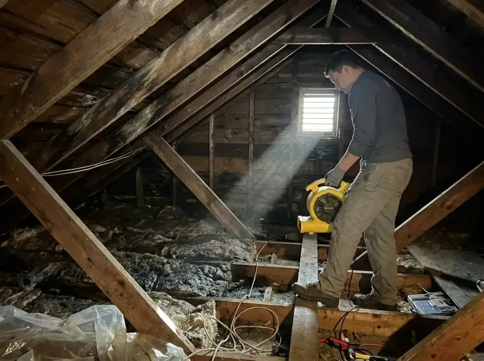 attic-water-damage-drying-proc-007 — frequently asked questions, Emergency Water Extraction & 24/7 Flood Response in Seal Be…